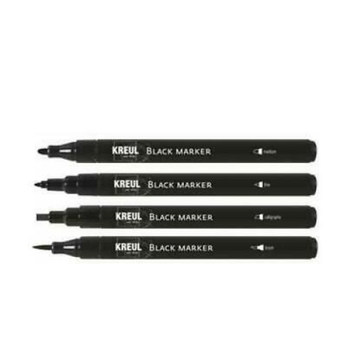 Kreul Black Marker, black in various designs